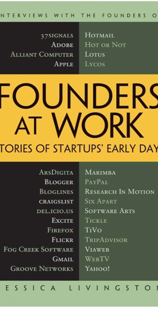 Founders at Work: Stories of Startups' Early Days