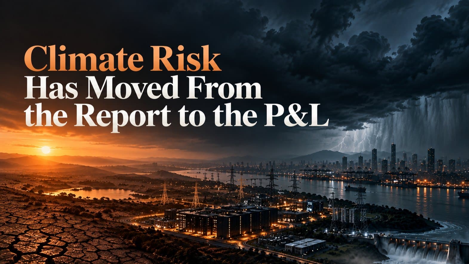 Climate Risk Has Moved From the Report to the P&L